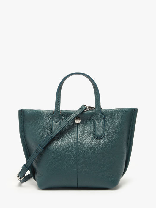 Longchamp Essential cuir Blauw